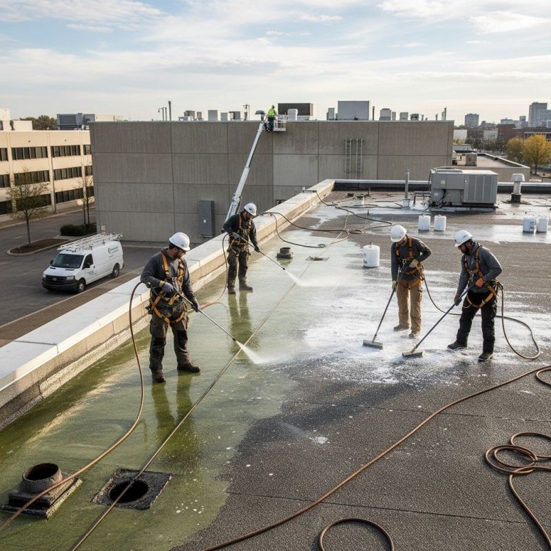 Commercial Concrete Cleaning